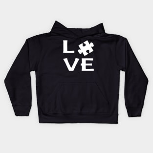 Love Autism Awareness Kids Hoodie